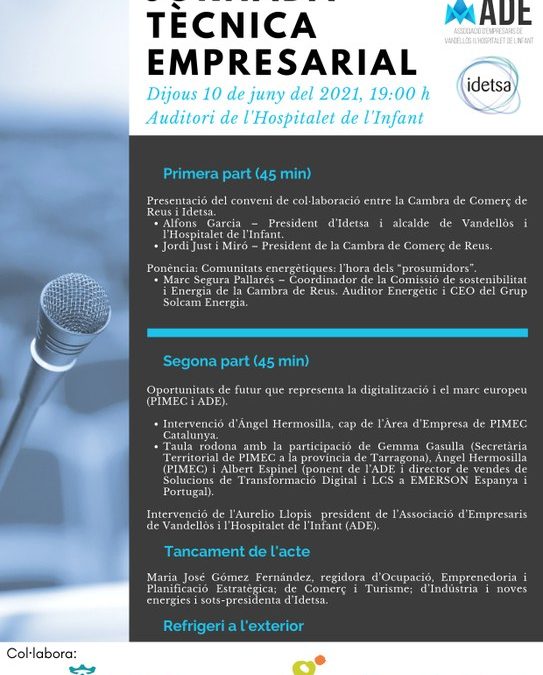Jornada Empresarial dedicada al canvi de Model Energètic